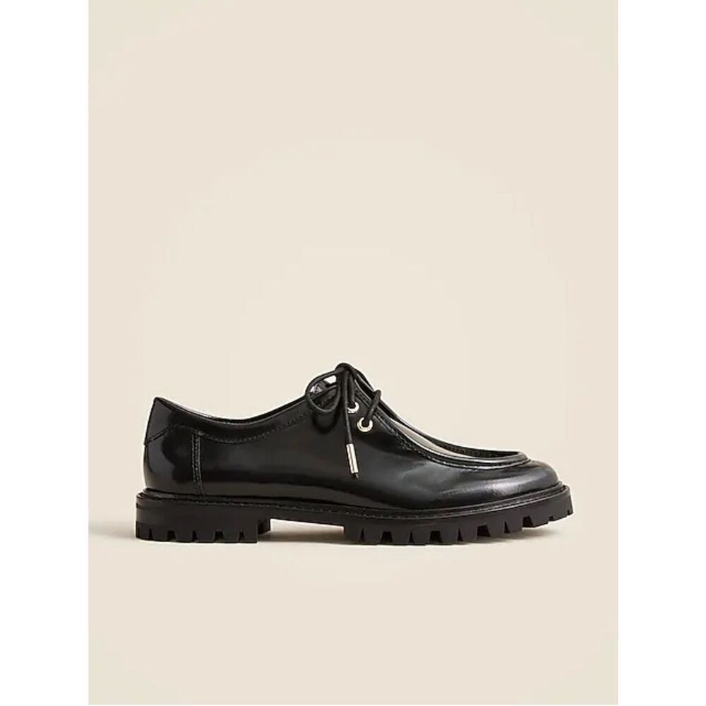 J CREW Lace-up oxford shoes in spazzolato leather